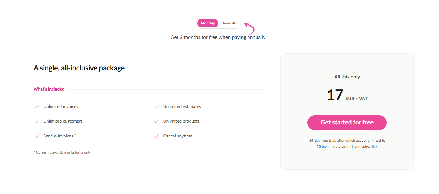 Sliptree Pricing